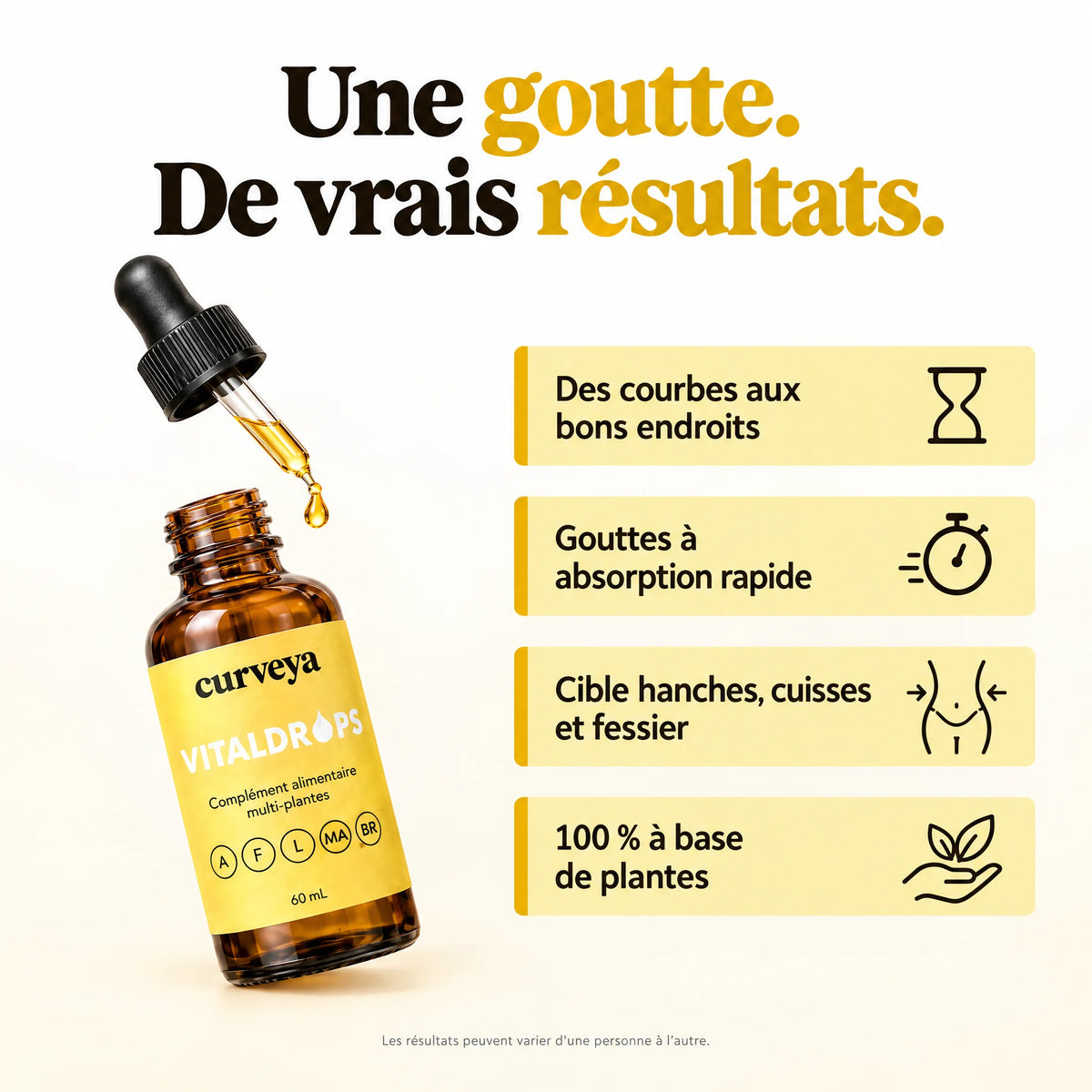 Curveya Gouttes Sablier