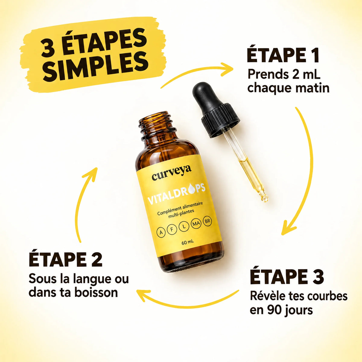Curveya Gouttes Sablier